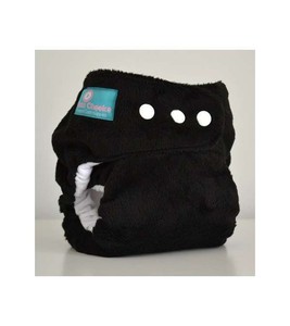 BumCheeks Reusable Cloth Nappy One Size Fits All Black