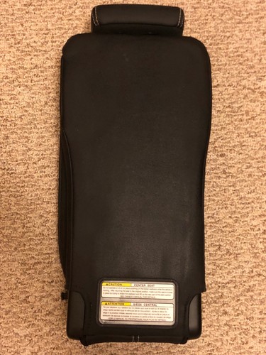 2015-2020 Toyota Sienna SE OEM Genuine 2nd Row Middle Seat Console Black Leather - Picture 8 of 12