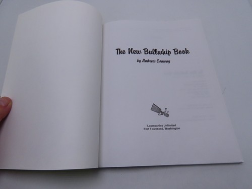 THE NEW BULLWHIP BOOK By Andrew Conway NEW UNREAD - Picture 2 of 7