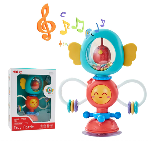 Baby High Chair Toys - Rattle Toy for Babies 6-12 Months, Suction Cup Highchair - Bild 1 von 7