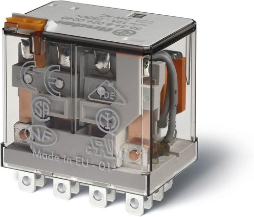 Relé enchufable Finder 56.34.9.220.0040 serie 56 - 4 pines, 220 V DC, 12A totalmente nuevo - Imagen 6 de 12