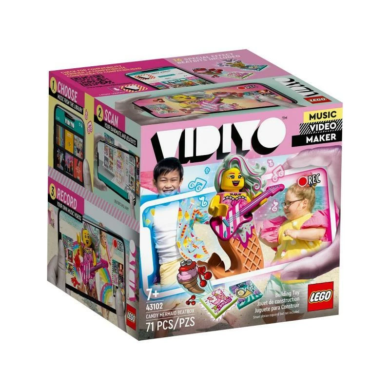 43102 LEGO VIDIYO CANDY MERMAID BEATBOX VIDEO MUSICALE 84 PZ. 7+ ANNI NUOVO