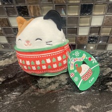 4.5 Squishmallow Cam The Cat Christmas Holiday Ugly Sweater BNWT Winter