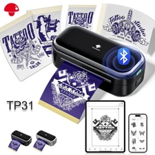 Phomemo TP31 Tattoo Stencil Printer Mini Tattoo Printer Bluetooth Tattoo Machine