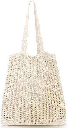 Crochet Bags for Women Summer Beach Tote Bag Aesthetic Tote