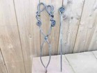Ammonite style fireside tongs and poker set