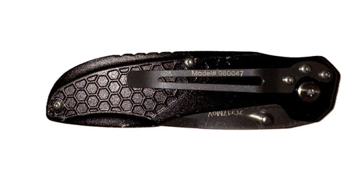 Caterpillar CAT-980047 Folding Pocket Knife Tanto Blade Aluminum Hdle Yellow - Picture 6 of 6