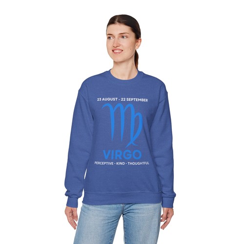 Jungfrau Sternzeichen Sweatshirt, Unisex Rundhalsausschnitt, Horoskop Geburtstagsgeschenk, Anthropologie - Bild 70 von 105