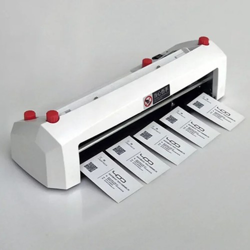 Electric Card Cutter Heavy duty micro-adjustable electric business card cutter - Picture 6 of 10