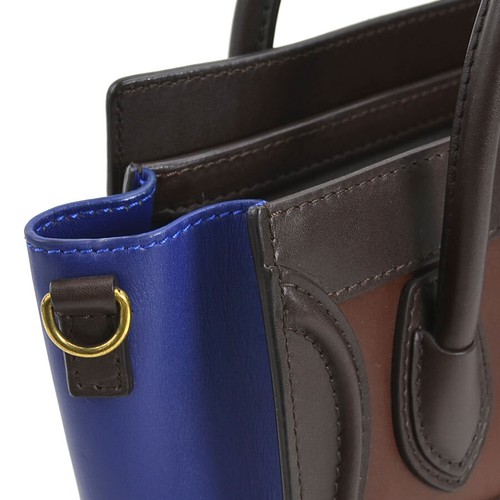 Echte CELINE Luggage Nano Shopper Handtasche Umhängetasche braun - e58859i - Bild 6 von 14