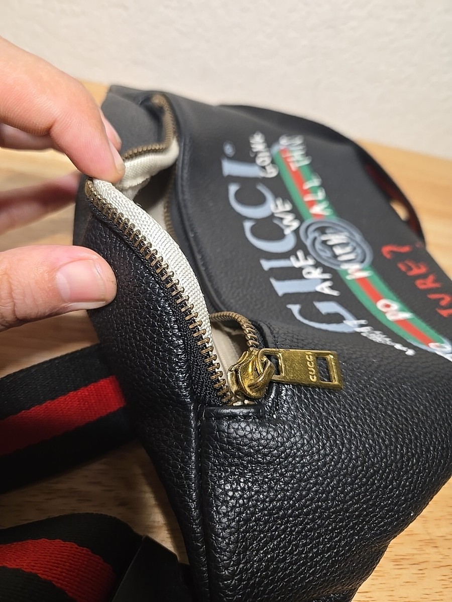 GUCCI Web Sherry Line Body Bag Black Red Green 493869 GUCCI Web Sherry Line Body Bag Black Red Green 493869