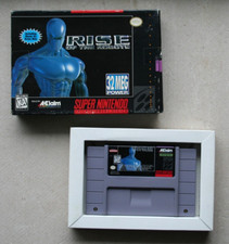 Rise of the Robots (Super Nintendo) Game & Box NO MANUAL SNES Tested