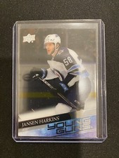 2020-21 UPPER DECK YOUNG GUNS CLEAR CUT JANSEN HARKINS WINNIPEG JETS #229