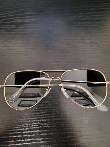 ⚡️NEW Ray Ban RB3025 58mm Aviator Black Lens Gold Frame Unisex Sunglasses - Picture 2 of 5
