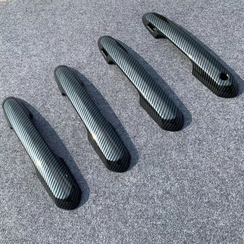 For Toyota Kluger Accessory 2022 ABS Carbon Car Side Door Handle Cover Protector - Picture 4 of 5