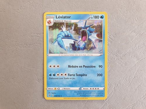 Carte Pokémon EB02 Clash des Rebelles 040/192 Léviator PV180 - HOLO RARE - FR - Picture 1 of 12