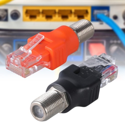 1Piece RF to RJ45 Adapter RJ45 to RF Connectors Coaxial to Ethernet Adapter - Picture 7 of 10