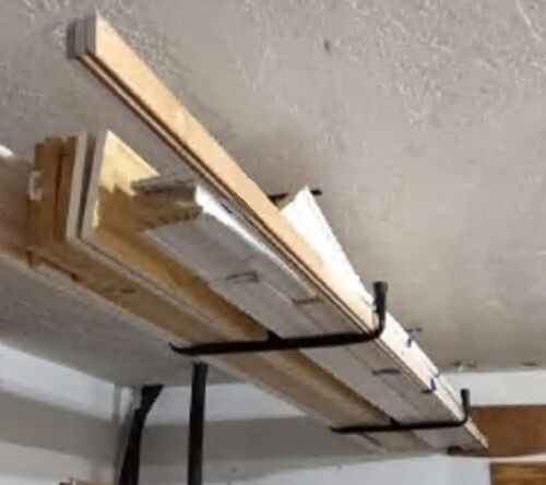 LAJIAOZ 2 Pack Heavy Duty Overhead Garage Storage Hooks Rack Hanger -Ceiling AU - Picture 3 of 5