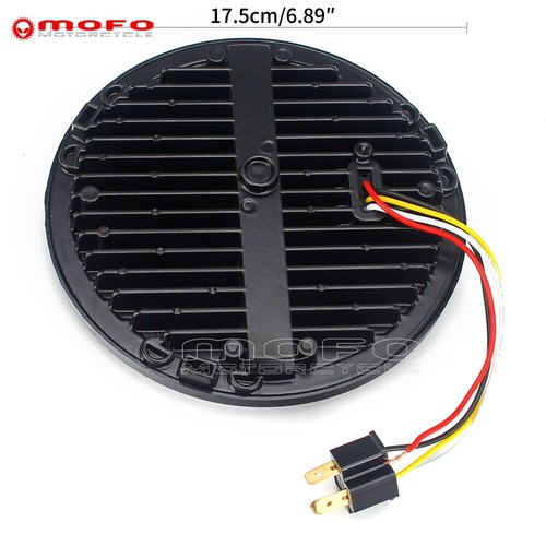 For Harley FXRT FXRD FXRP Club Style Fairing 7'' LED Ultra-slim Headlight w/DRL  - Picture 3 of 11