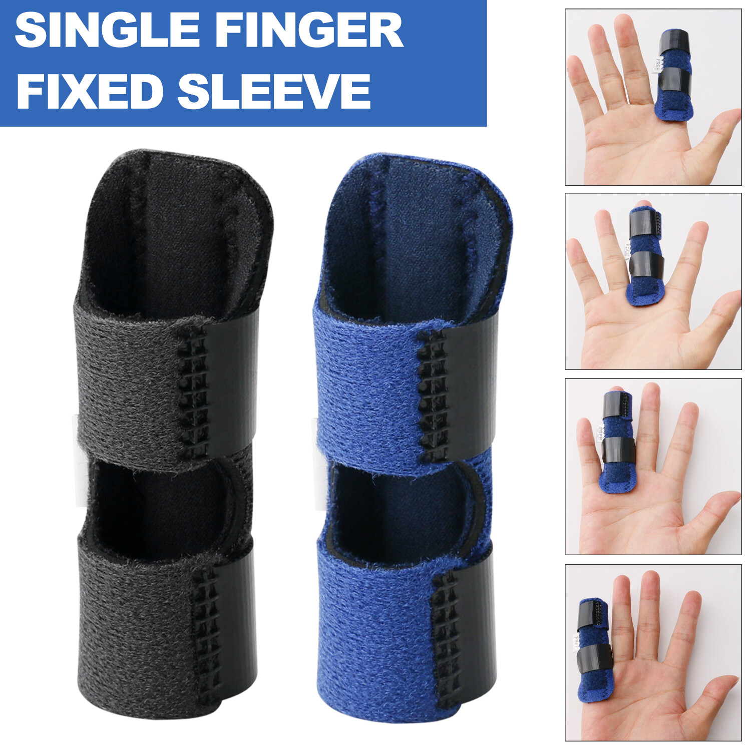 Finger Splint Trigger Pain Relief Straightener Corrector Brace Support