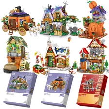 LOZ Mini Blocks Street Stores House Building Blocks Set Bricks Toys for Kid
