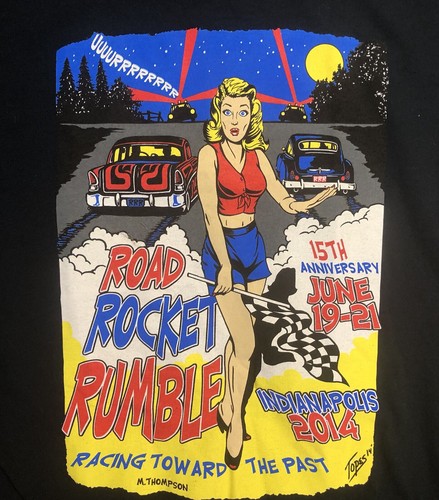 Road Rock Rumble Classic Car Show “13” (Never Worn) T-Shirt Size L