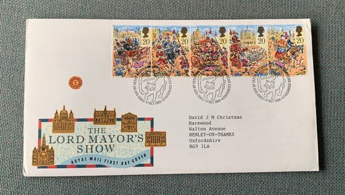 UK Great Britain 1989 - FDC First Day cover to Harewood - The Lord Mayor's Show