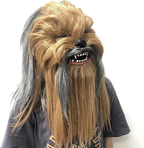 Chewbacca inspired Mask costume Adults Fancy Dress Halloween Cosplay Outfit Wook - Picture 2 of 4