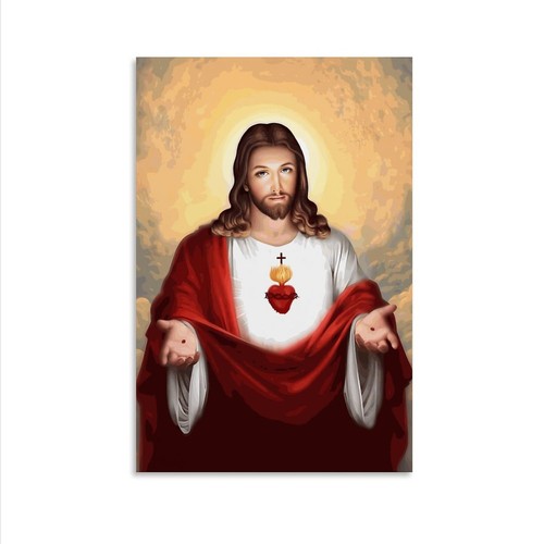 Catholic Jesus Canvas Poster Gift Aesthetic Living Room Decor Art Modern - Picture 7 of 13