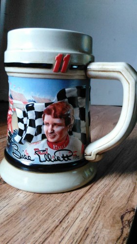1993 Budweiser Nascar Stein Bierbecher Bill Elliott, Junior Johnson, Pit Crew - Bild 7 von 9
