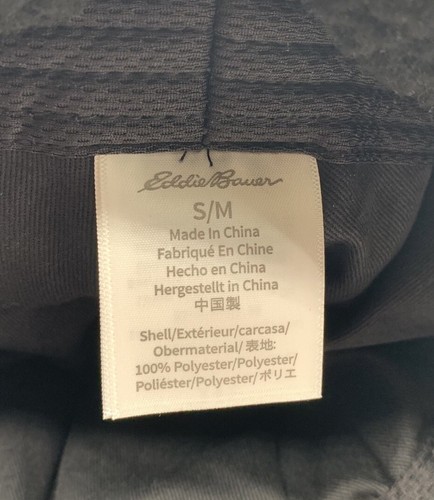 Eddie Bauer Gänsedaunen Trapper Mütze Erwachsene S/M grau Wandern Outdoor Ohrenklappe - Bild 8 von 9