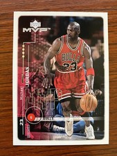 1999 Upper Deck MVP Michael Jordan #220 Checklist, Chicago Bulls HOF
