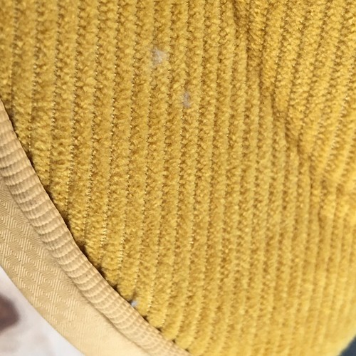 Jie Baishu Slippers Womens 44-45 Mules Yellow Fabric Round Toe Casual Comfort - Foto 4 di 17