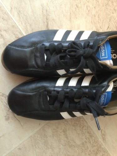 Adidas World Cup 66 Black Soccer Cleats Shoes Mens Sz 10 Good Preowned Condition - Picture 10 of 11