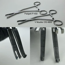 Dingman Bone Holding Forceps V Mueller OS4800 w Improved Dingman Padgett P450