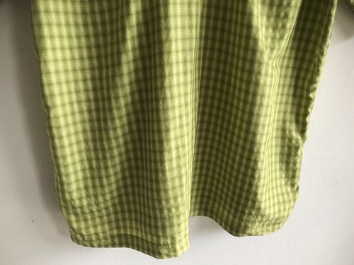 Lowe Alpine Men Shirt Green Check Plaid Pockets Button Short Sleeve UK/US XL - Picture 8 of 9