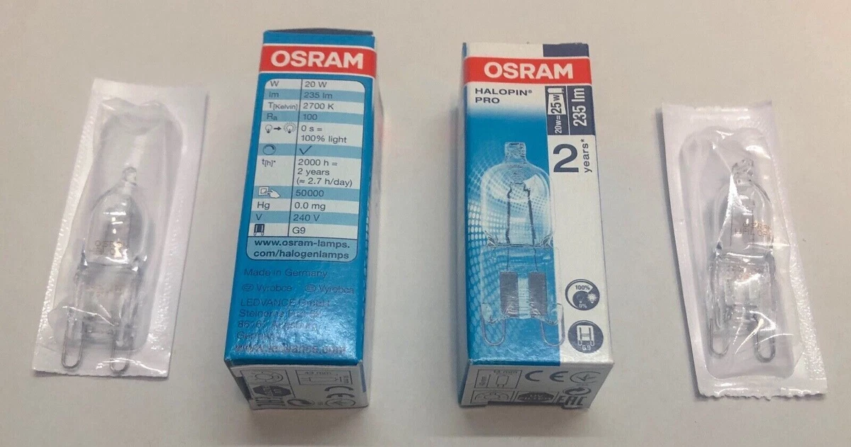 2 x Neff Oven Halogen Lamp Light Bulb Globe B1ACE4AN0A 05