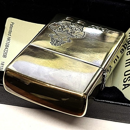 Zippo Doguu Clay Figurine Doll Antique Gold One Sided Processing Lighter Regular - Picture 5 of 6