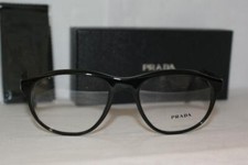 Brand New Authentic Prada 12S 52-18-140 Black 1AB-1O1 With Original Case 