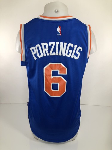NEW YORK KNICKS / PORZINGIS Stitched ADIDAS SWINGMAN Sm. Jersey - Picture 2 of 6