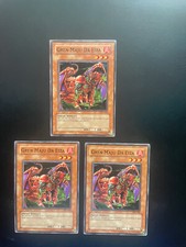 Yugioh Gren Maju Da Eiza IOC-024 Common 1st Edition LP X3