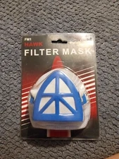 FM1 HAWK FILTER MASK- WORK PLAY APOCALYPSE? FACE AIR DUST PROTECTION BNWT!! NEW 