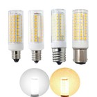 E11/E12/E17/BA15D LED bulb 8W 110V 102-2835SMD Ceramics Light White/Warm White