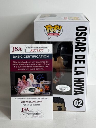 Funko de boxeo firmado por Oscar De La Hoya #02 JSA AU73377 - Imagen 2 de 5