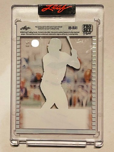 2023 Leaf Proset Pure Pink Ronald Acuna Jr. Atlanta Braves Auto /25 #89-RA1 - Picture 4 of 24