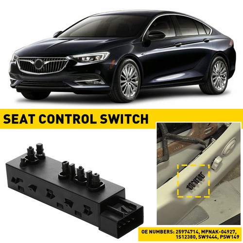 Seat Switch Control Driver Left Side Fit 2010 2011-15 Camaro Chevrolet 25974714 - Picture 10 of 14