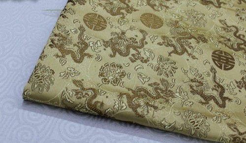 Faux Silk Brocade (Medium Size Dragon)Jacquard Damask Kimono Fabric Material*BC3 - Picture 23 of 23