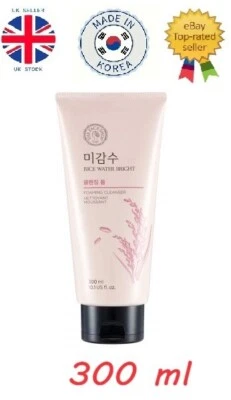 THE FACE SHOP Rice Water Bright Foaming Cleanser 300ml Great Value Fast Shipping