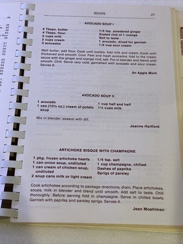 Vintage 1982 Houston AGGIE MOM'S COOKBOOK 2nd Edition Recipes Texas A&M - Bild 8 von 24