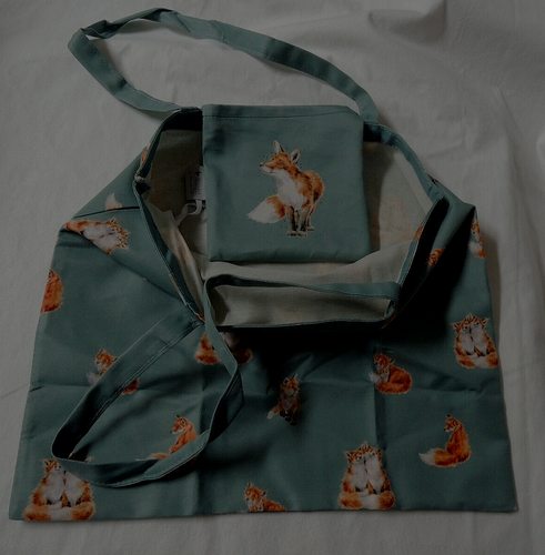 1x Wrendale Faltbare Einkaufstasche Stofftasche Fuchs Füchse Tiere fox - Bild 2 von 4